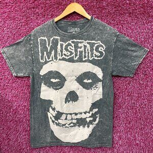 Misfits Big Face Crimson Ghost Fiend Art Band T-Shirt Medium